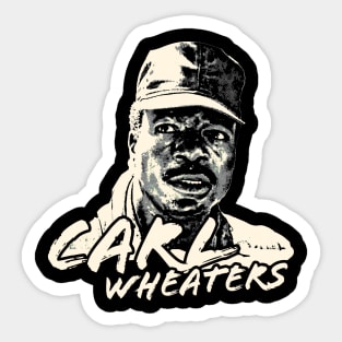 Carl Weathers Grunge Sticker